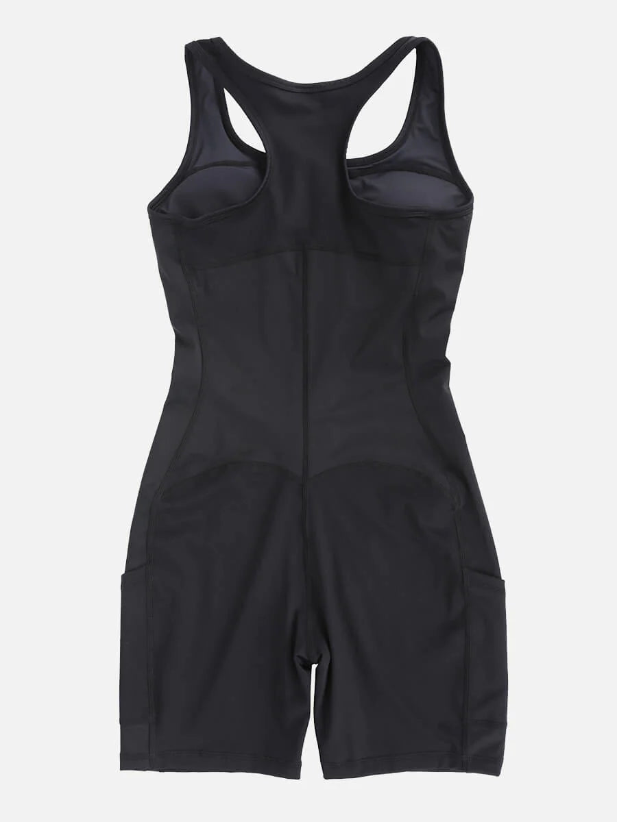 Faja Reductora Deportiva con Bolsillos - Body Moldeador