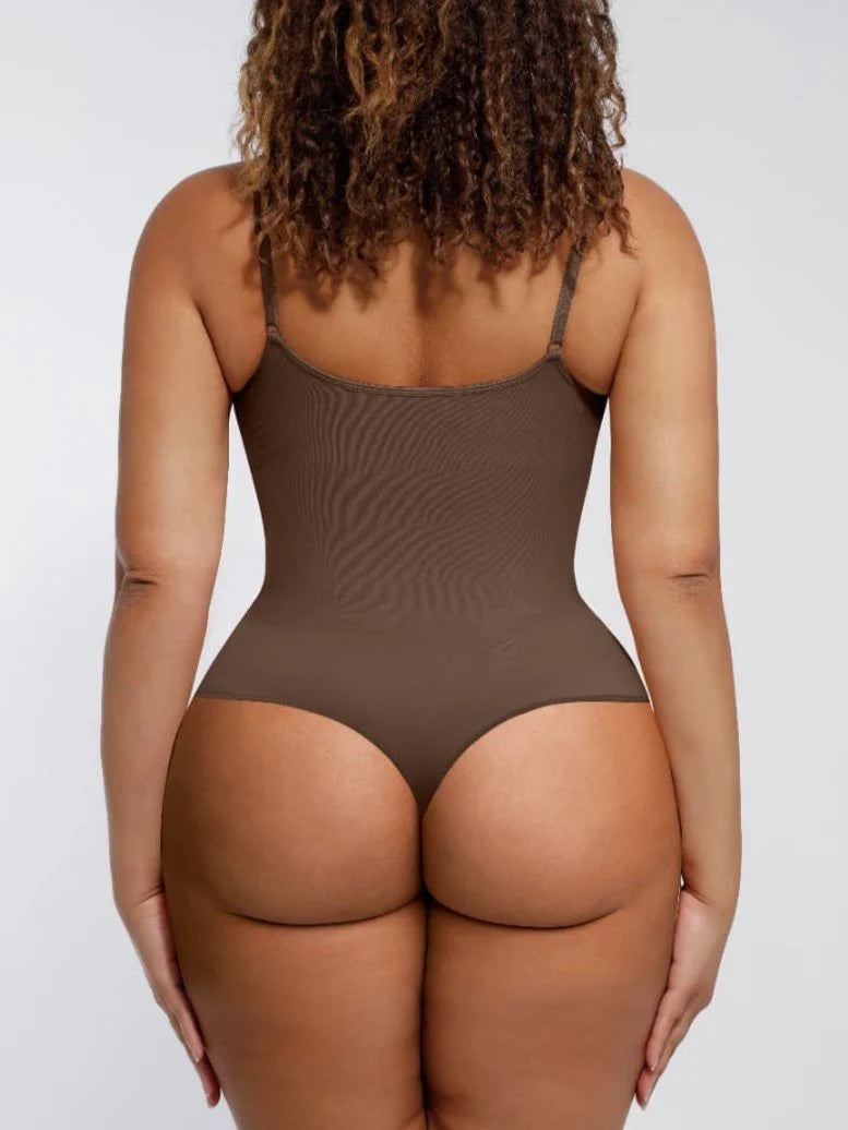 Body Reductor Tanga con Espalda Cubierta